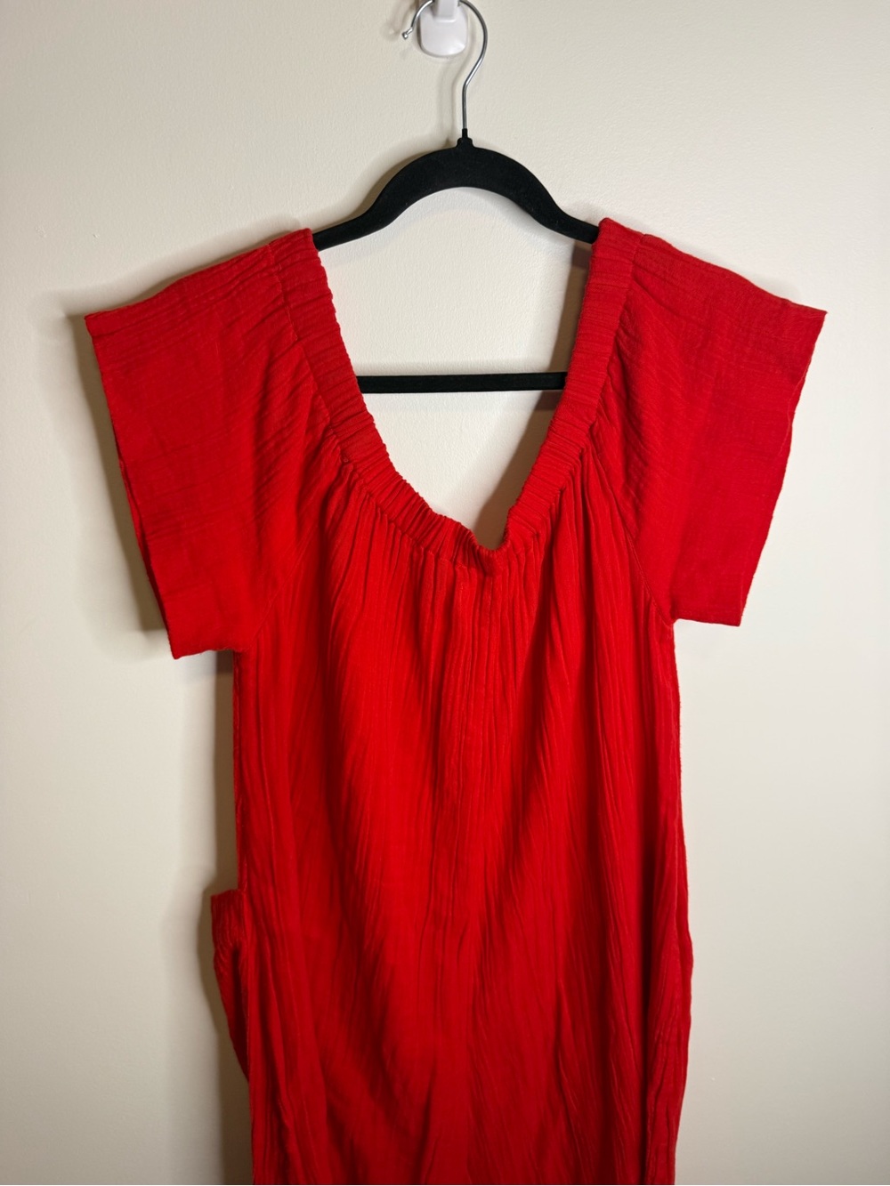 Mara Hoffman Swim red Blanche Wide Leg Jumpsuit Size Small - Picture 8 of 10